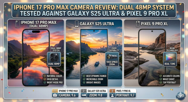 iPhone 17 Pro Max Camera Review: Dual 48MP System Tested Against Galaxy S25 Ultra & Pixel 9 Pro XL