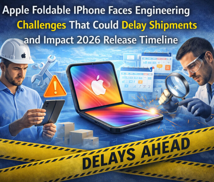 Apple foldable iPhone facing engineering challenges with potential shipment delays and 2026 release timeline concerns during production testing