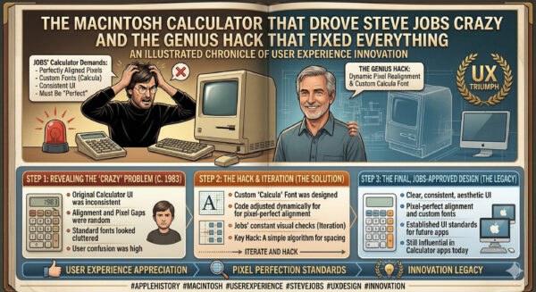 The Macintosh Calculator That Drove Steve Jobs Crazy and the Genius Hack That Fixed Everything