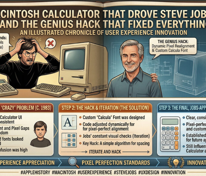 The Macintosh Calculator That Drove Steve Jobs Crazy and the Genius Hack That Fixed Everything
